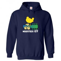 Woodstock 69 Classic Unisex Kids and Adults Pullover Hoodie									 									 									